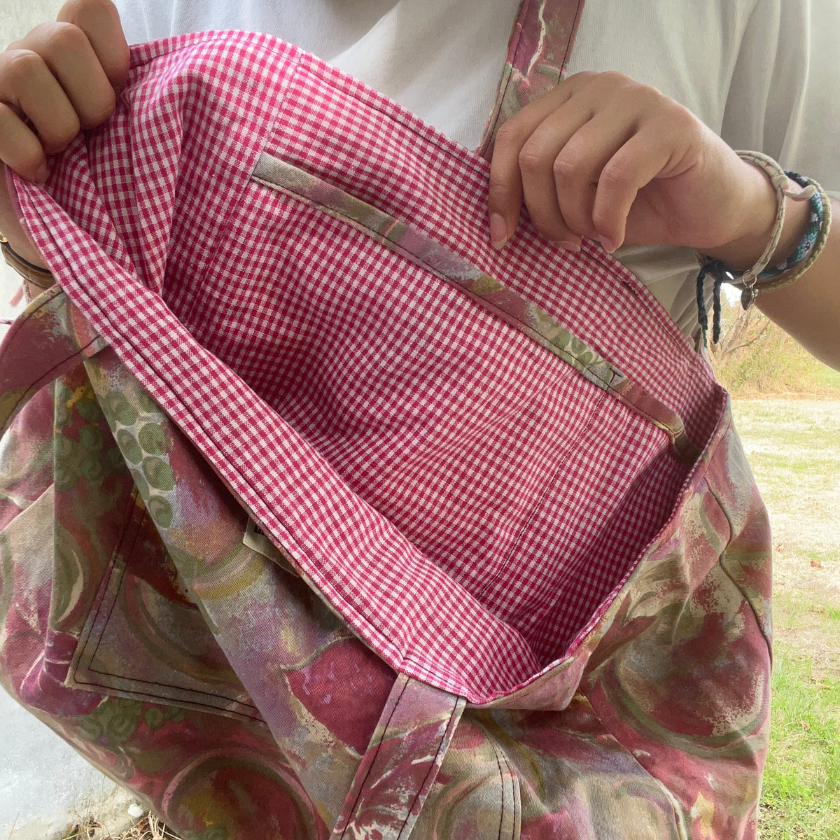Sac cabas réversible