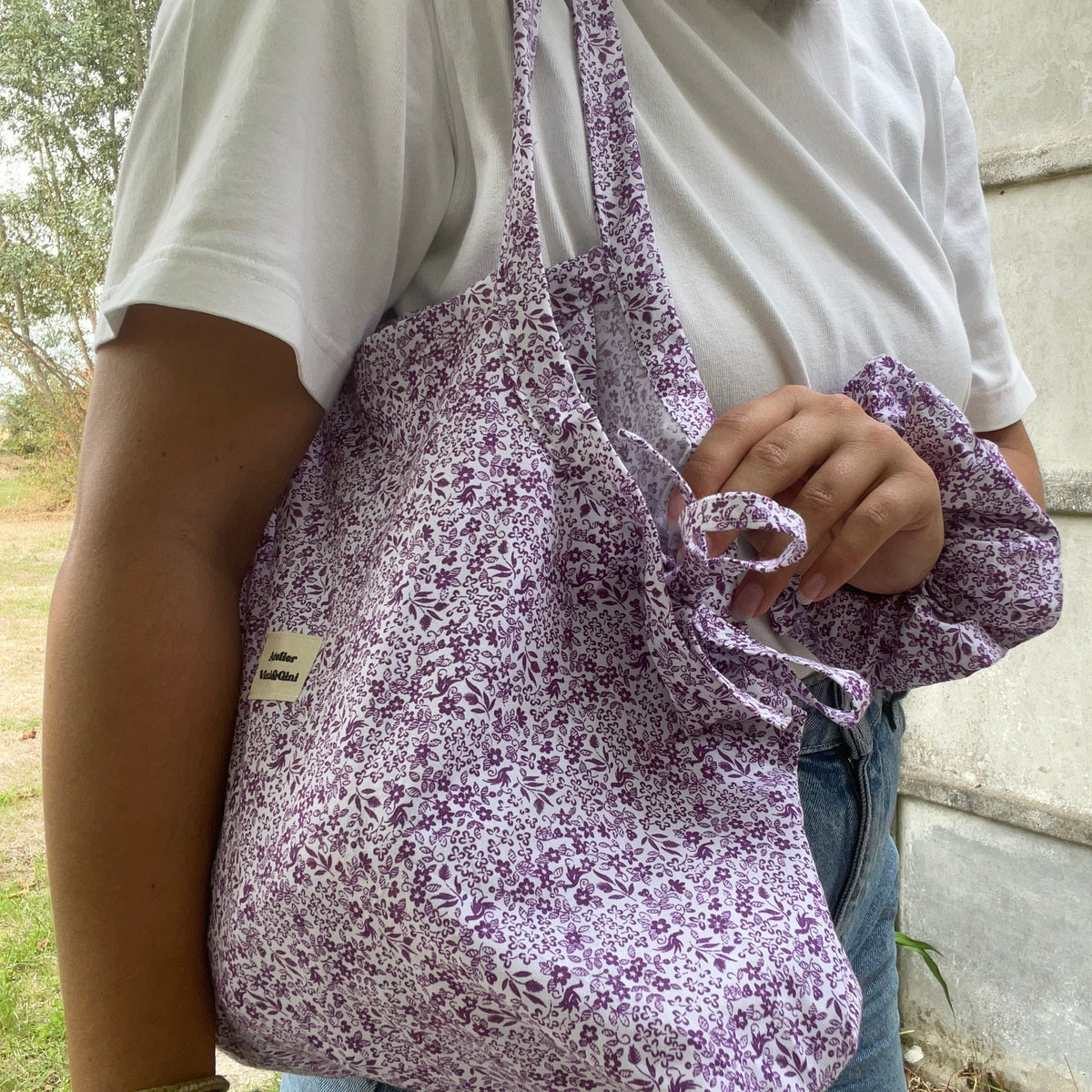 Duo sac cabas - chouchou assorti
