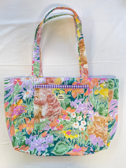 Sac cabas réversible
