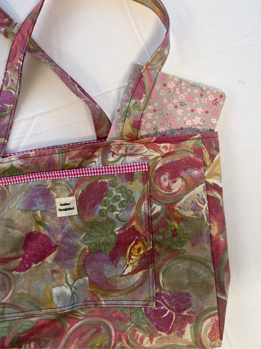 Sac cabas réversible