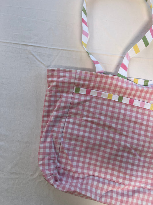 Sac cabas réversible