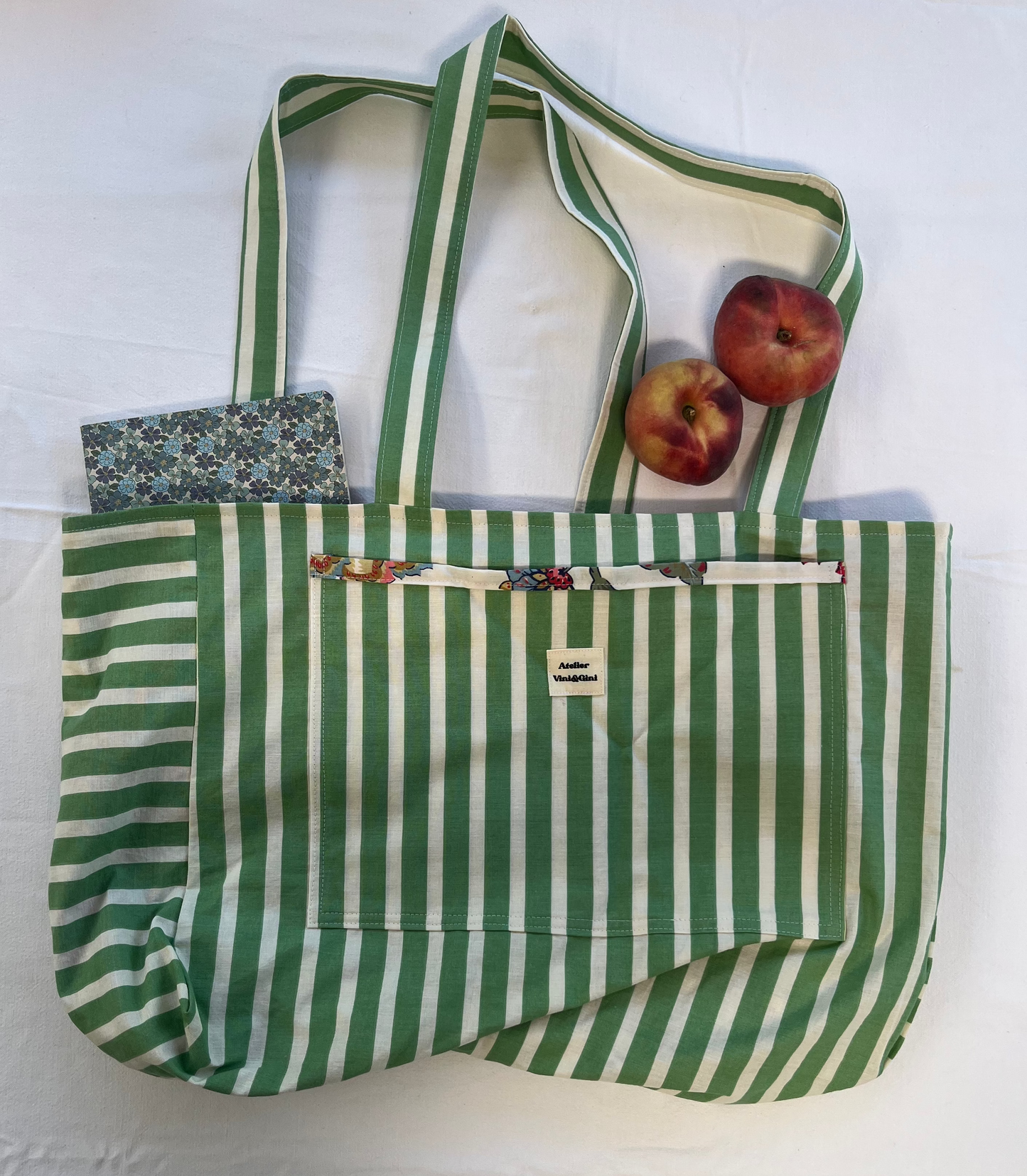 Sac cabas réversible
