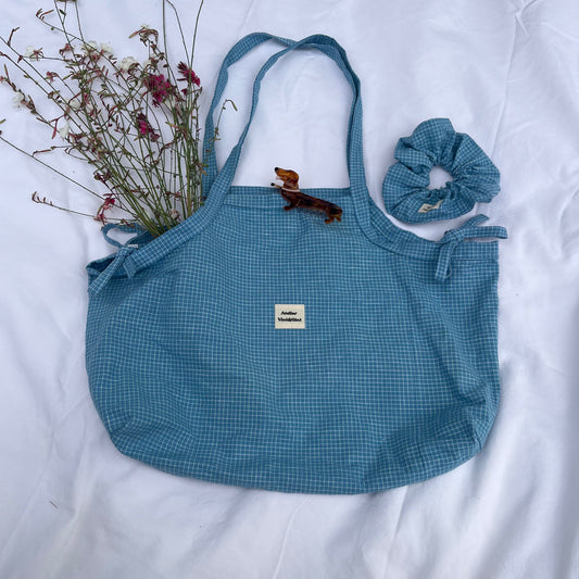 Duo sac cabas - chouchou assorti