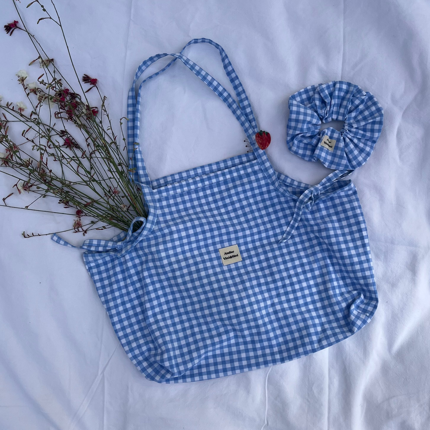 Duo sac cabas - chouchou assorti