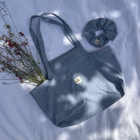 Duo sac cabas - chouchou assorti