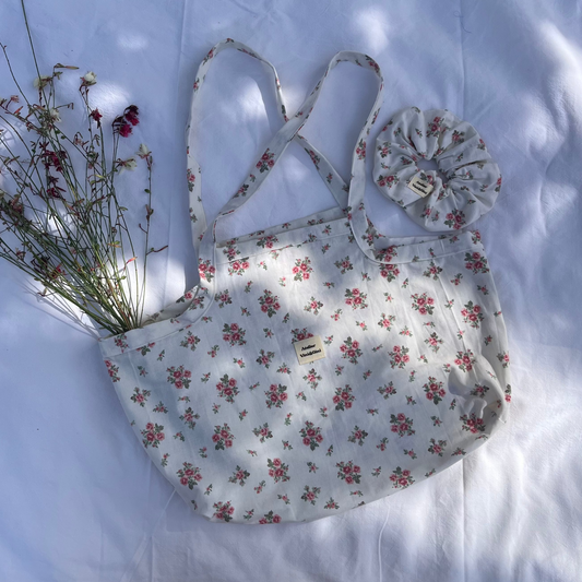 Duo sac cabas - chouchou assorti