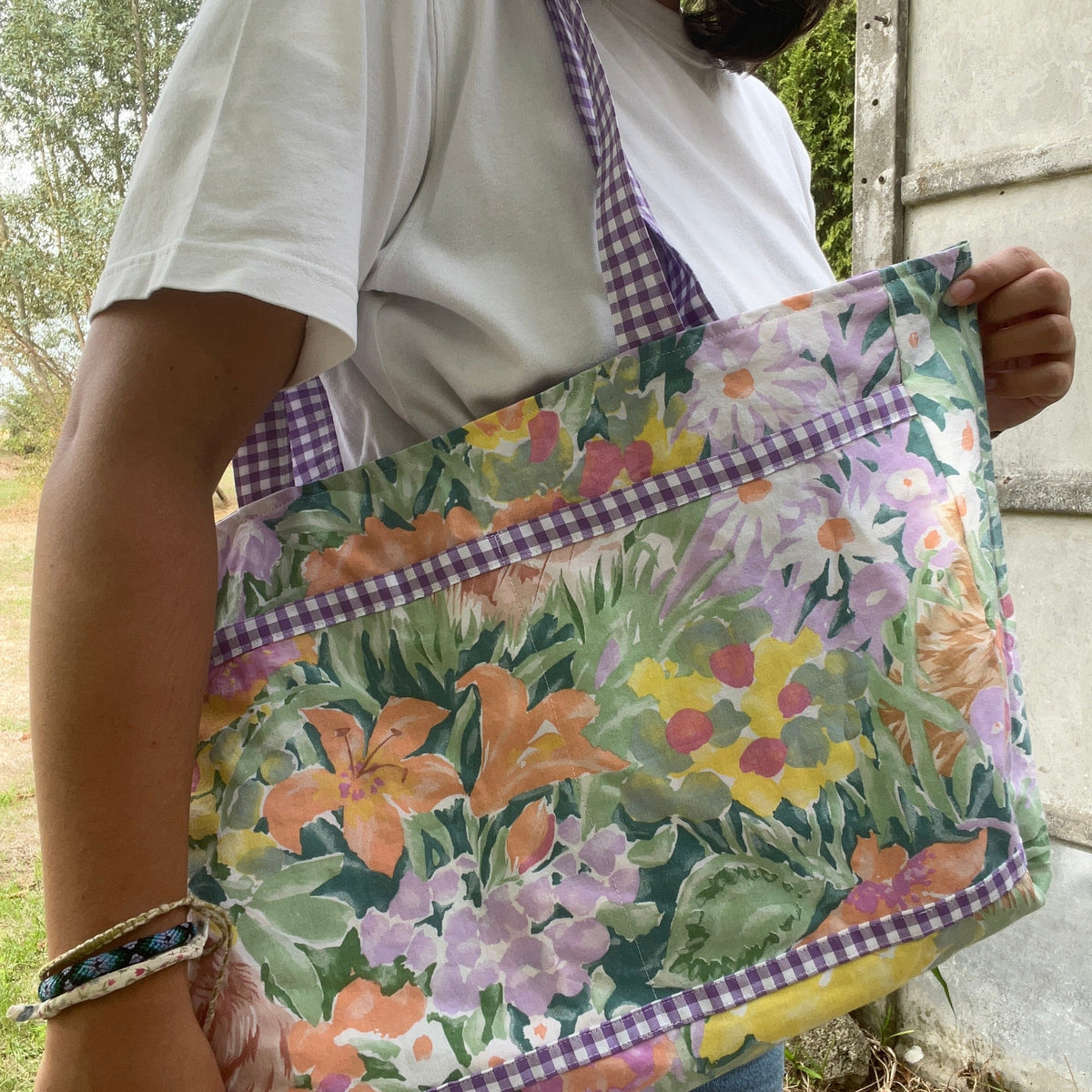 Sac cabas réversible