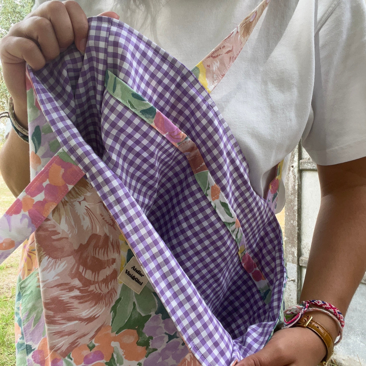 Sac cabas réversible